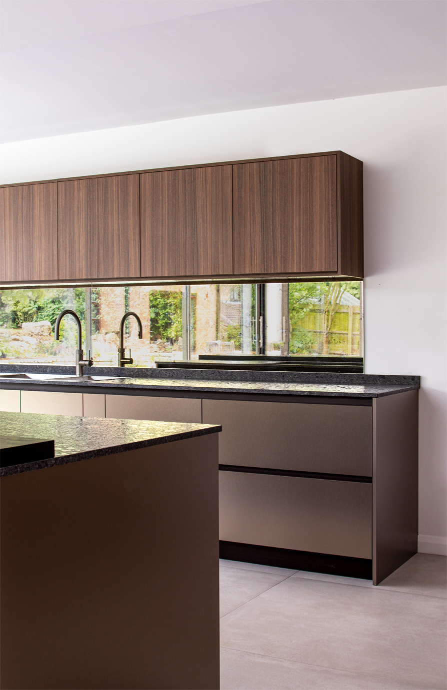 Beautiful modern kitchen with Quooker flex tap